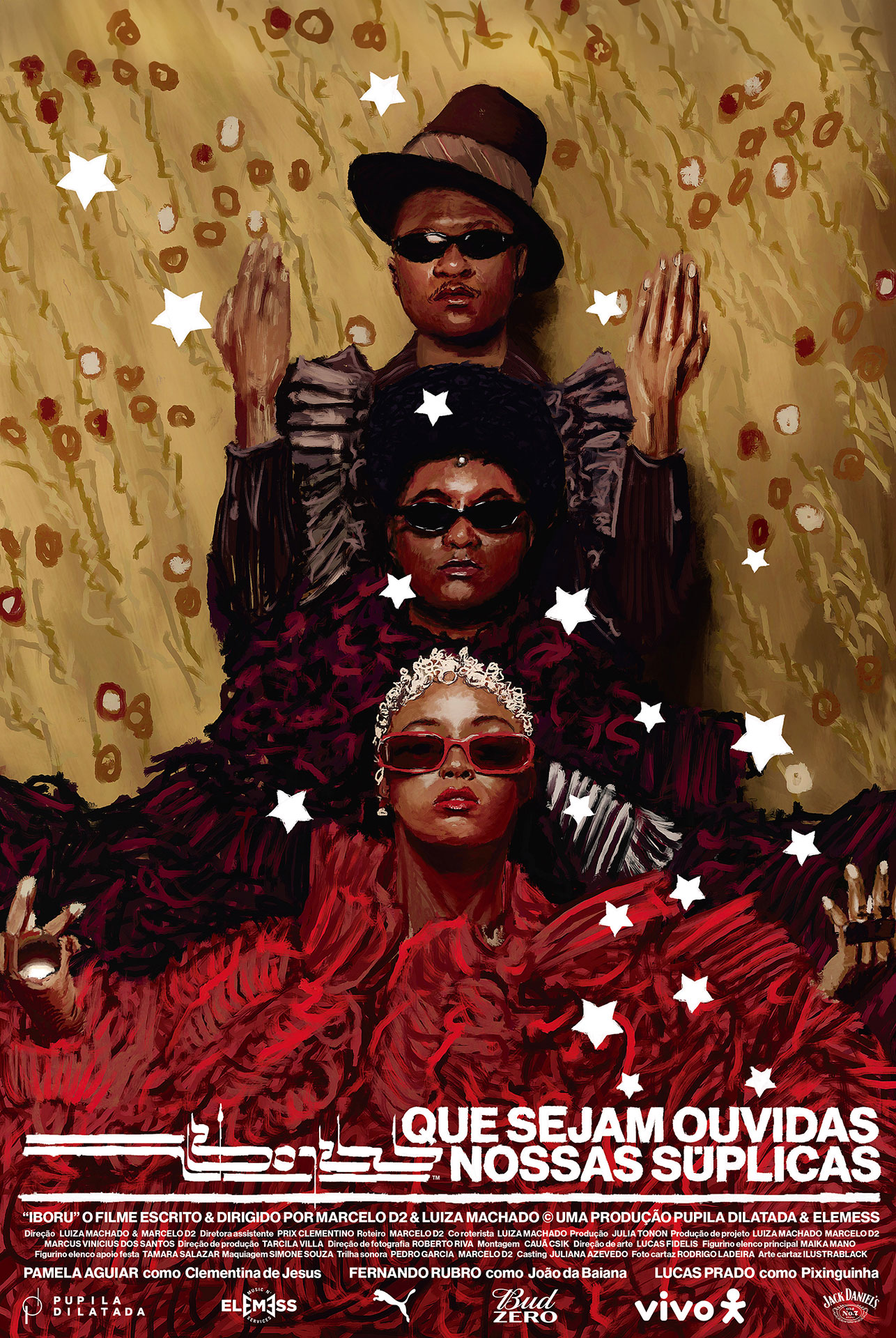 Ilustração de pôster para Marcelo D2, 