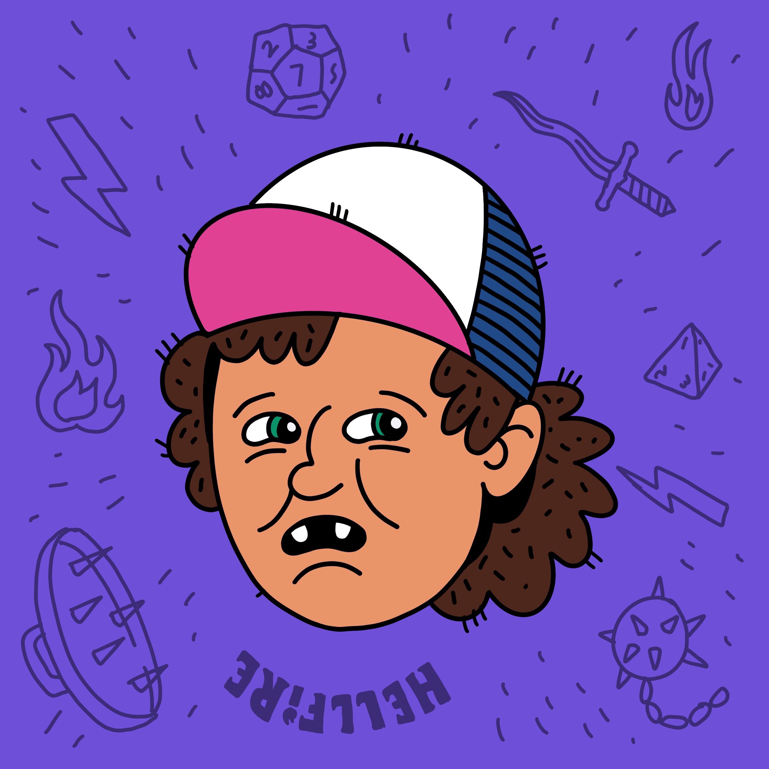 Ilustração autoral Rodrigo César Stranger Things