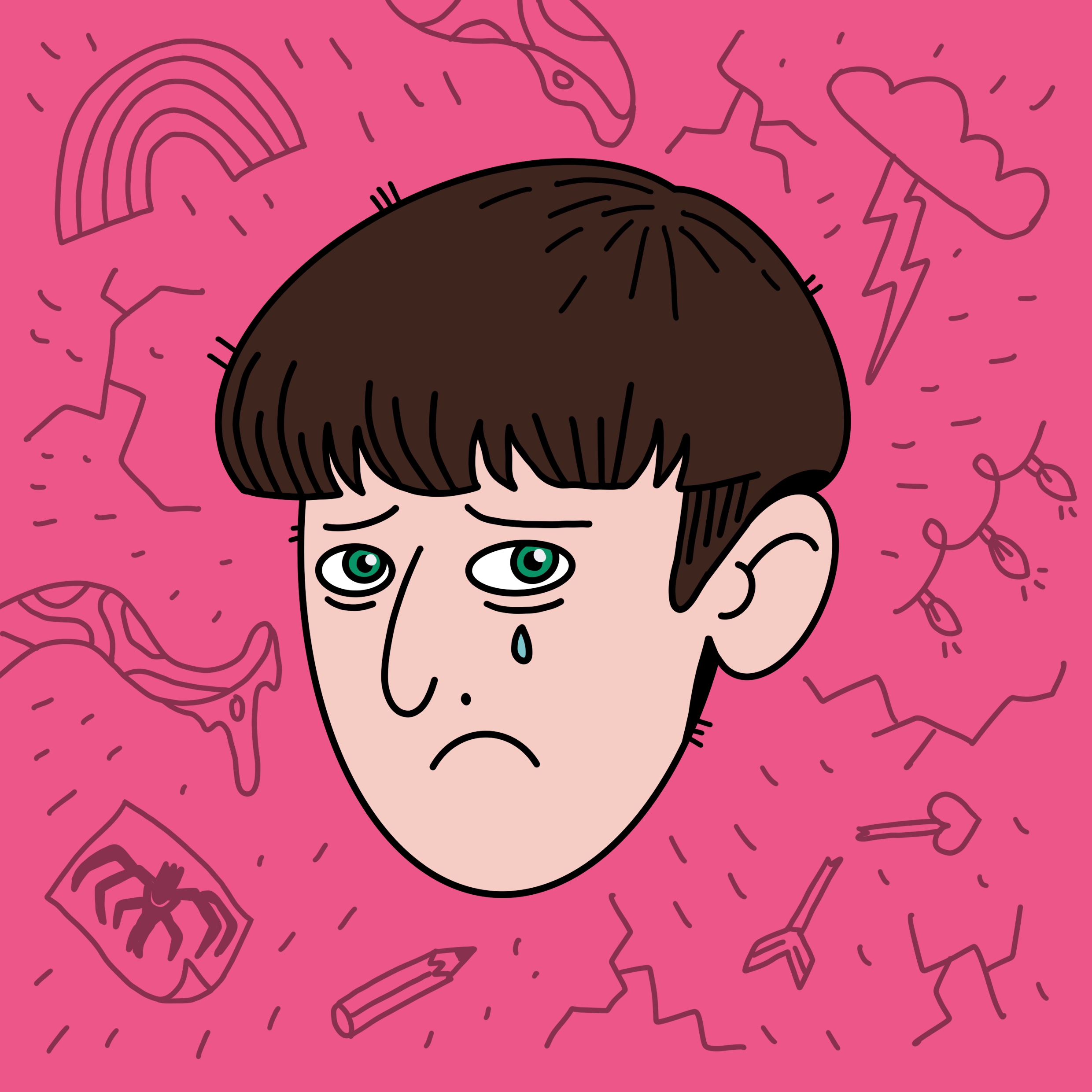 Ilustração autoral Rodrigo César Stranger Things