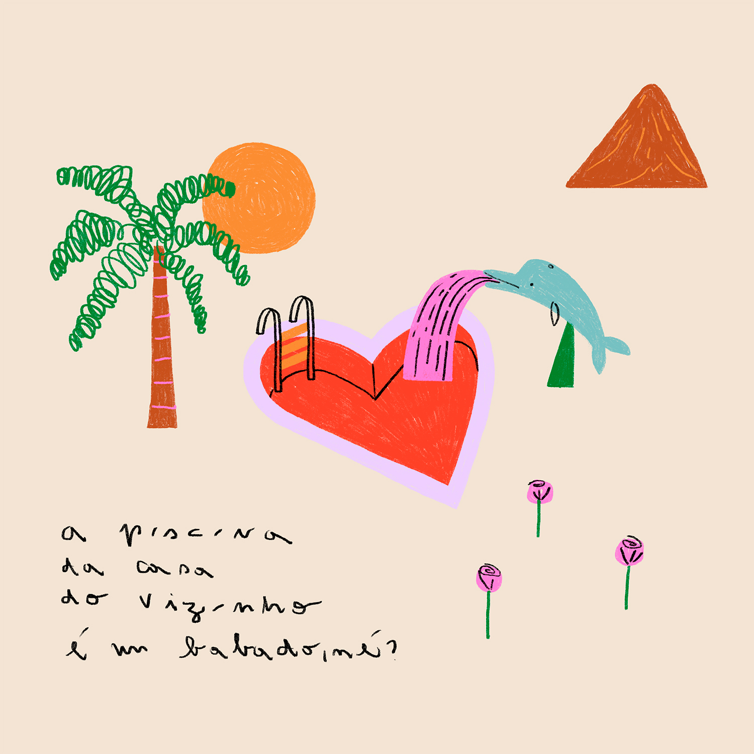 Ilustração para moda C&A feita por Herbert Loureiro