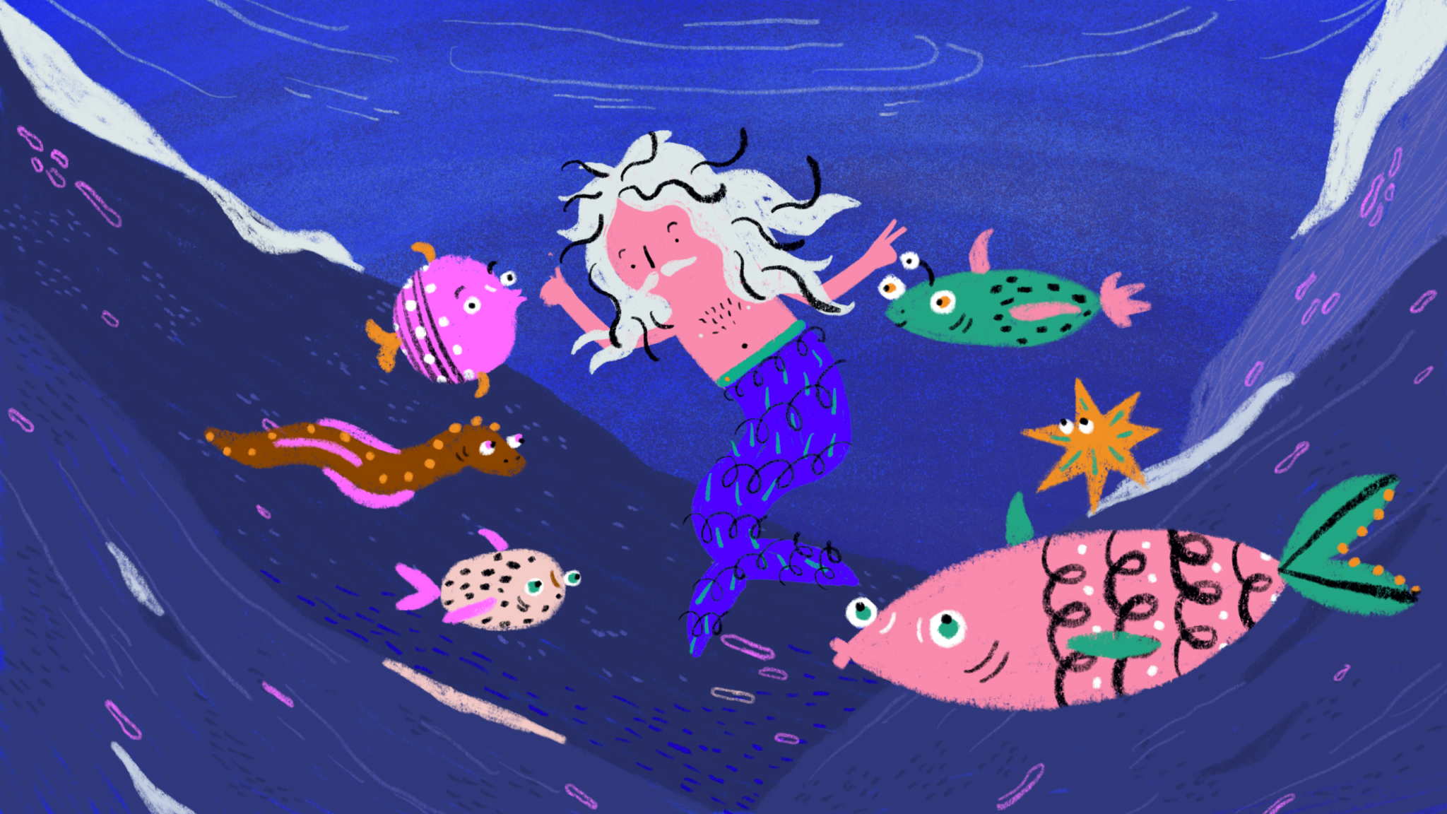 Ilustração de campanha para Havaianas feita por Herbert Loureiro