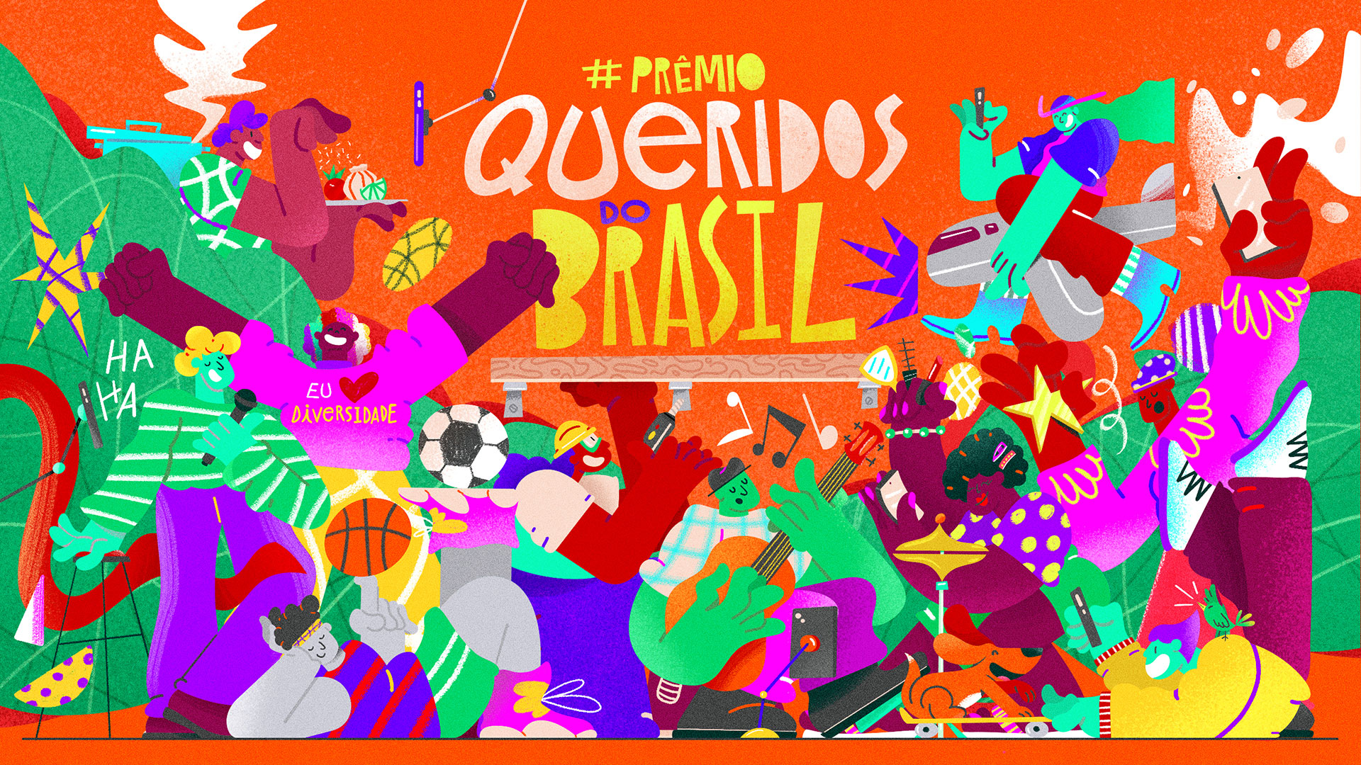 Ilustração para campanha Kwai 