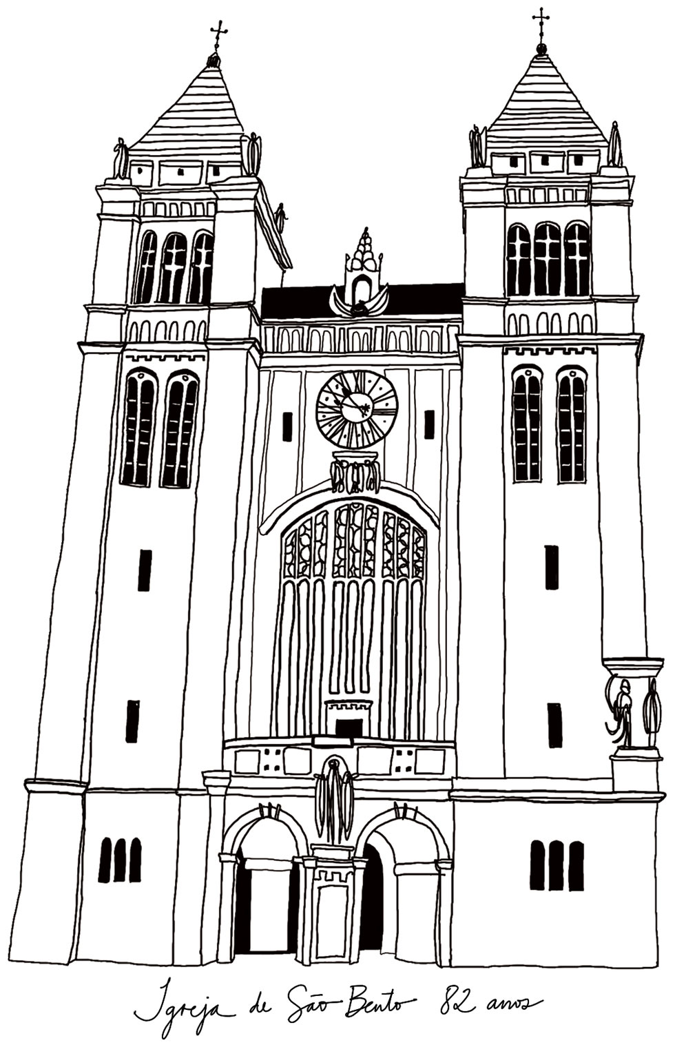 Ilustração para Spot 10 anos feita por Adriana Alves