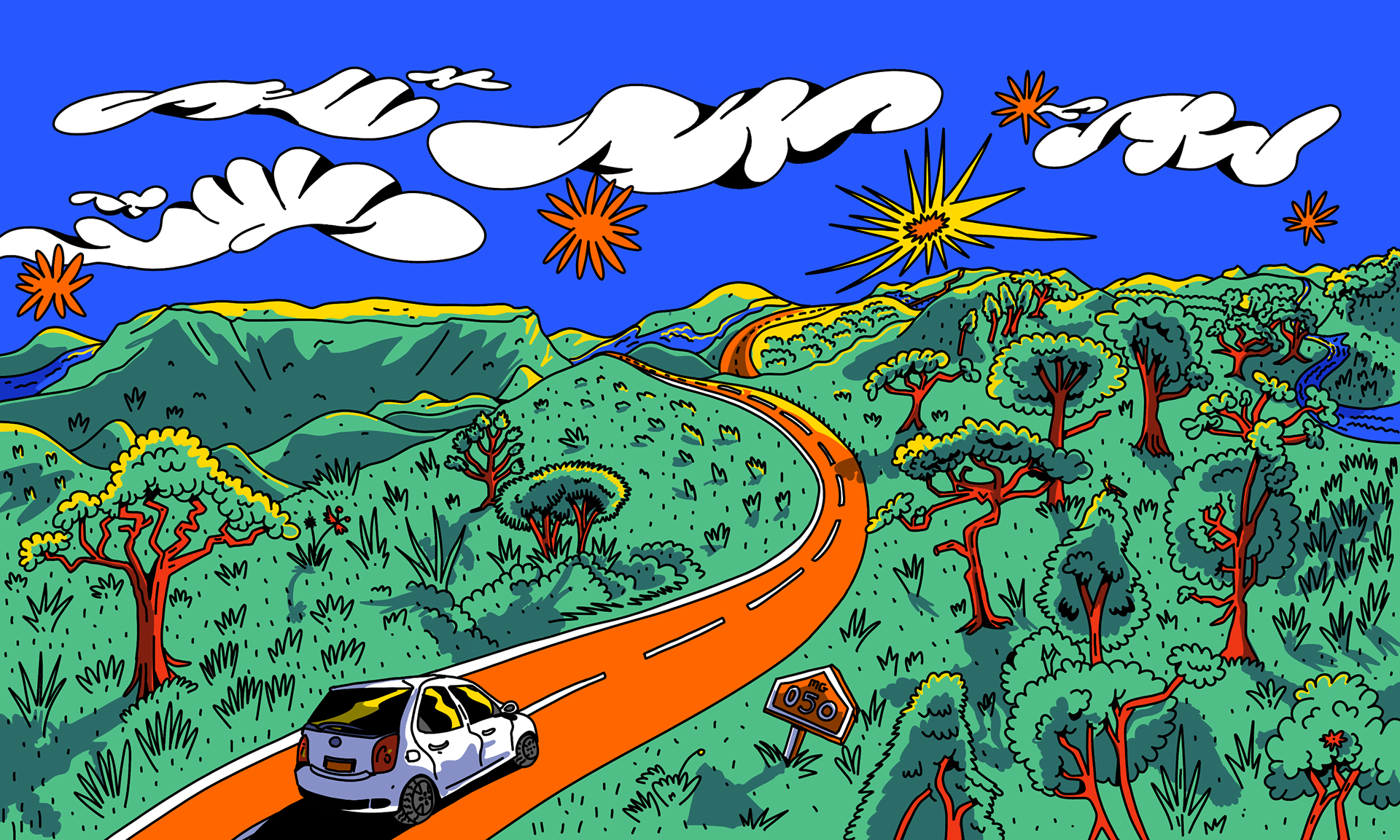 Ilustração para rótulo de cerveja, da Certifica, feita por Antonio Luvs