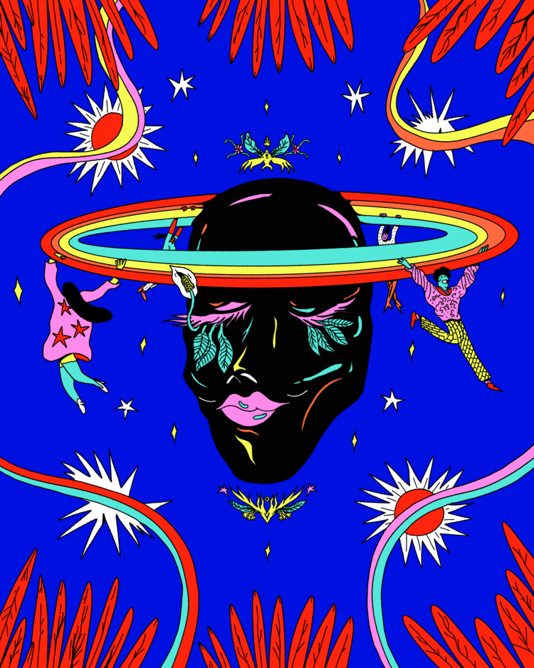 Ilustração para campanha InfinitePay feita por Antonio Luvs