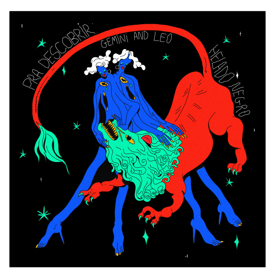 Ilustração para playlist Zeca feita por Antonio Luvs