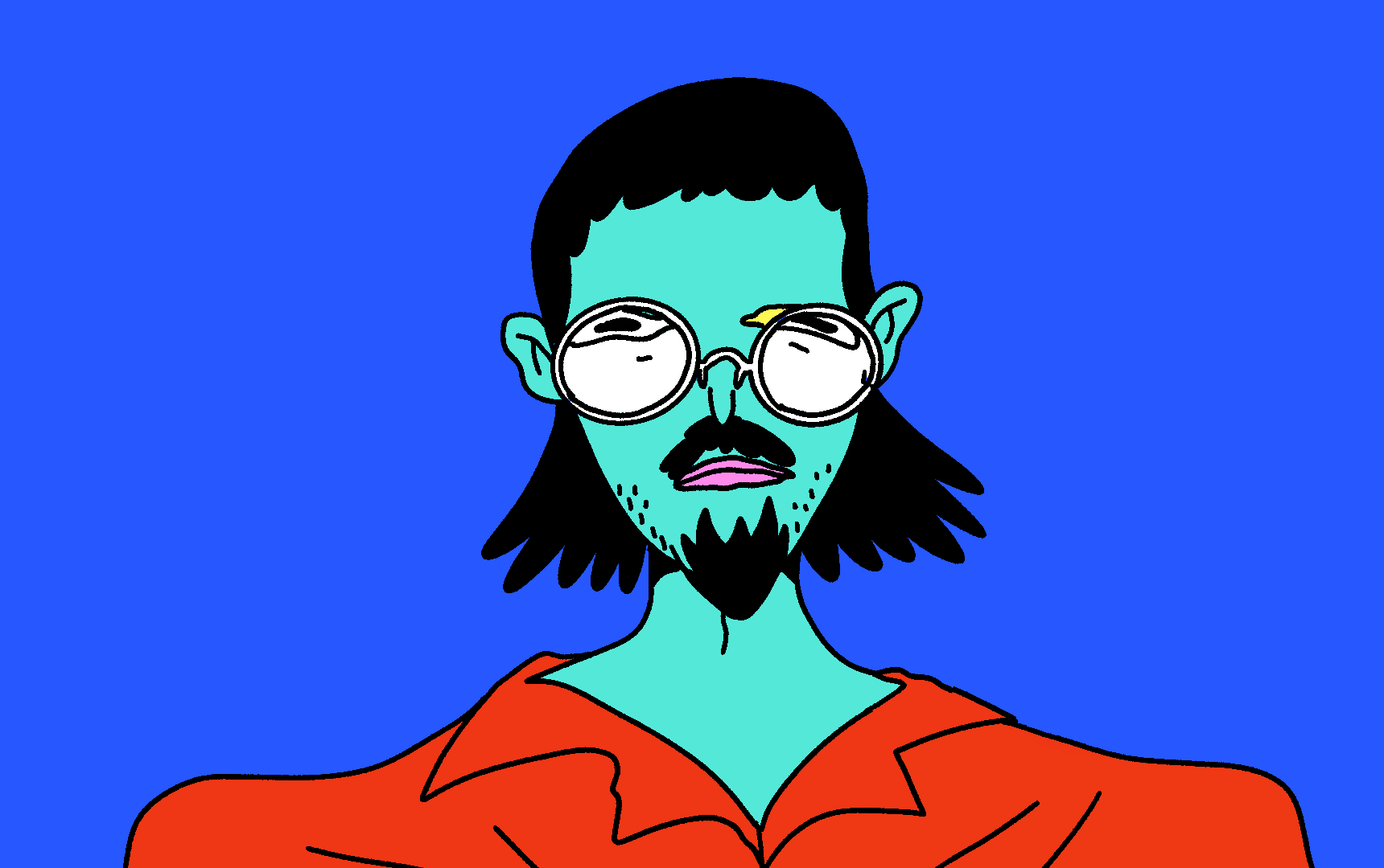 Ilustração para animação da TV Quase feita por Antonio Luvs