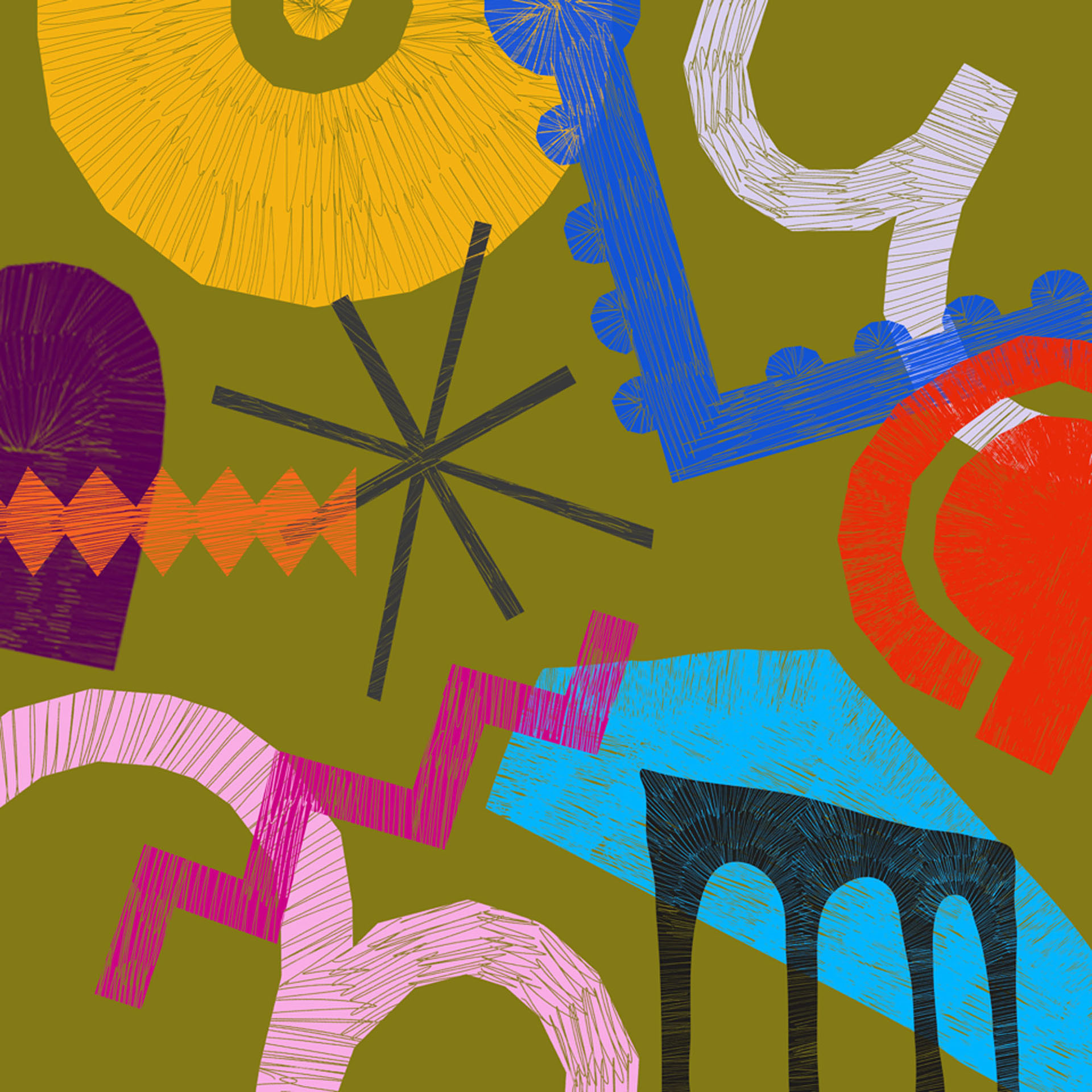 Ilustração desenvolvida por Marina Esmeraldo para Apple na campanha Latinx Heritage Month, tema Esperança