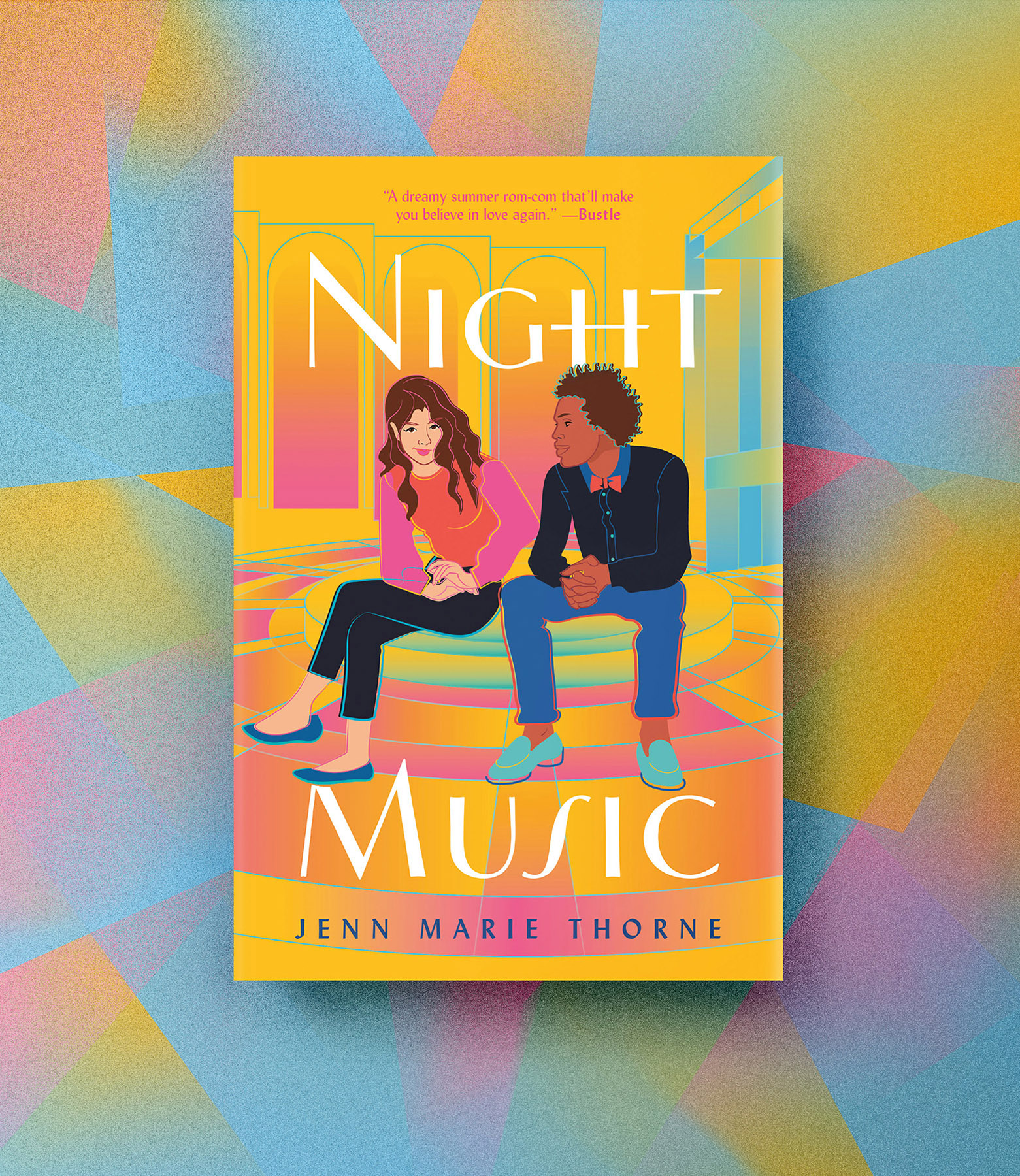 Ilustração feita pela Marina Esmeraldo para capa de livreto Night Music