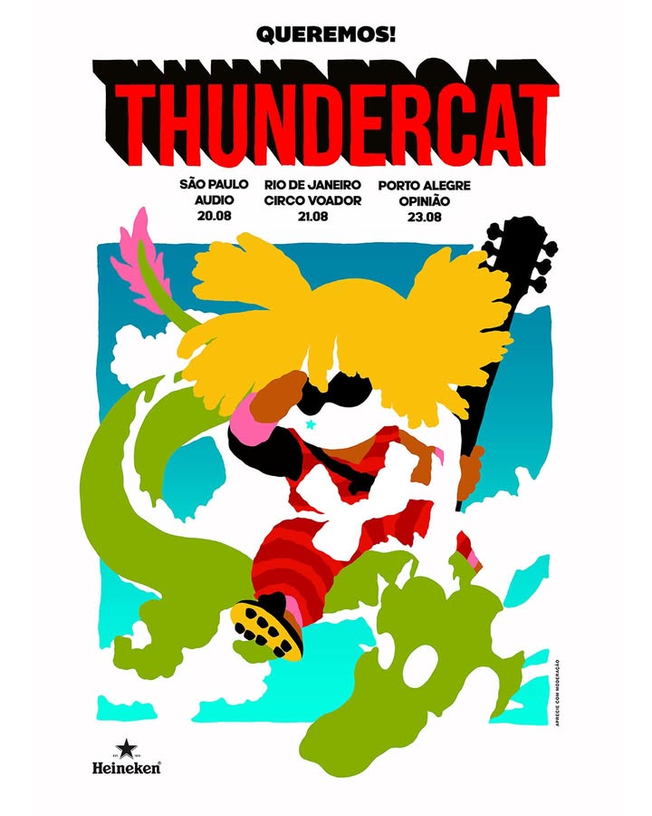 Ilustração digital para pôster do festival Queremos