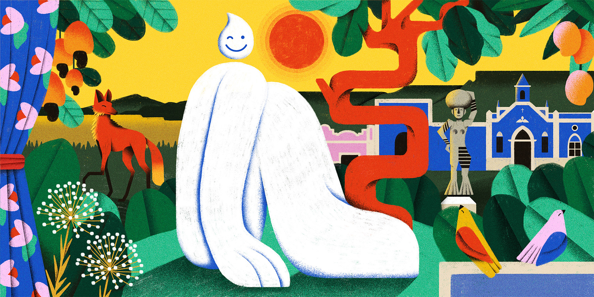 Ilustração para Ministério da Saúde feita por Hugo Alberto